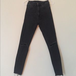 Zara Super High Rise Skinny Jeans